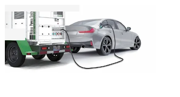Mobiler LFP-Batterie-Großspeicher als Generator-Ersatz